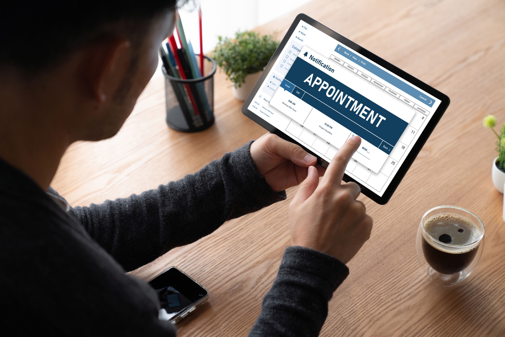 Online applointment booking calendar for modish regristration